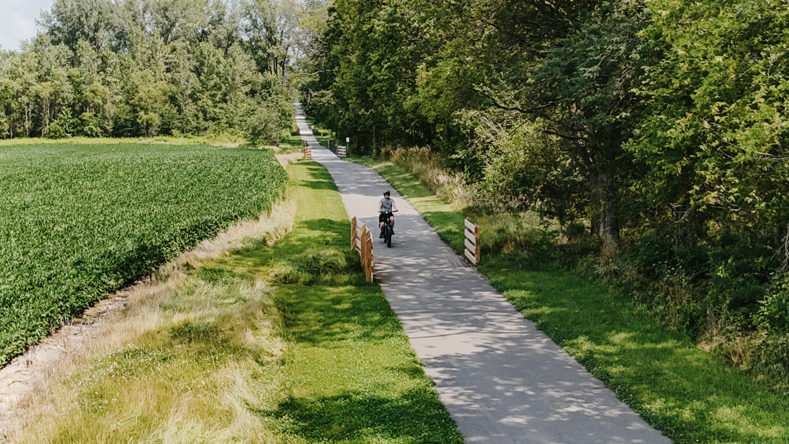 Drone Photograph of the Big 4 Trail