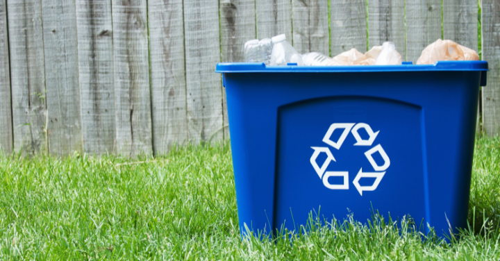 New Community Recycling Bin in Whitestown