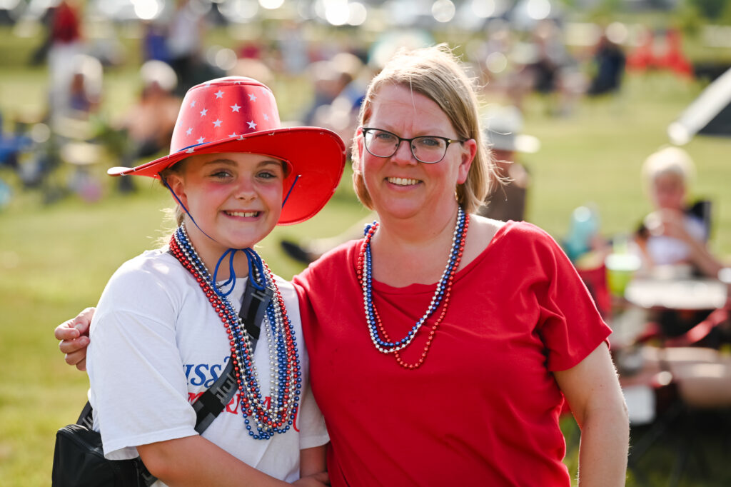 People at the Independence Day Celebration