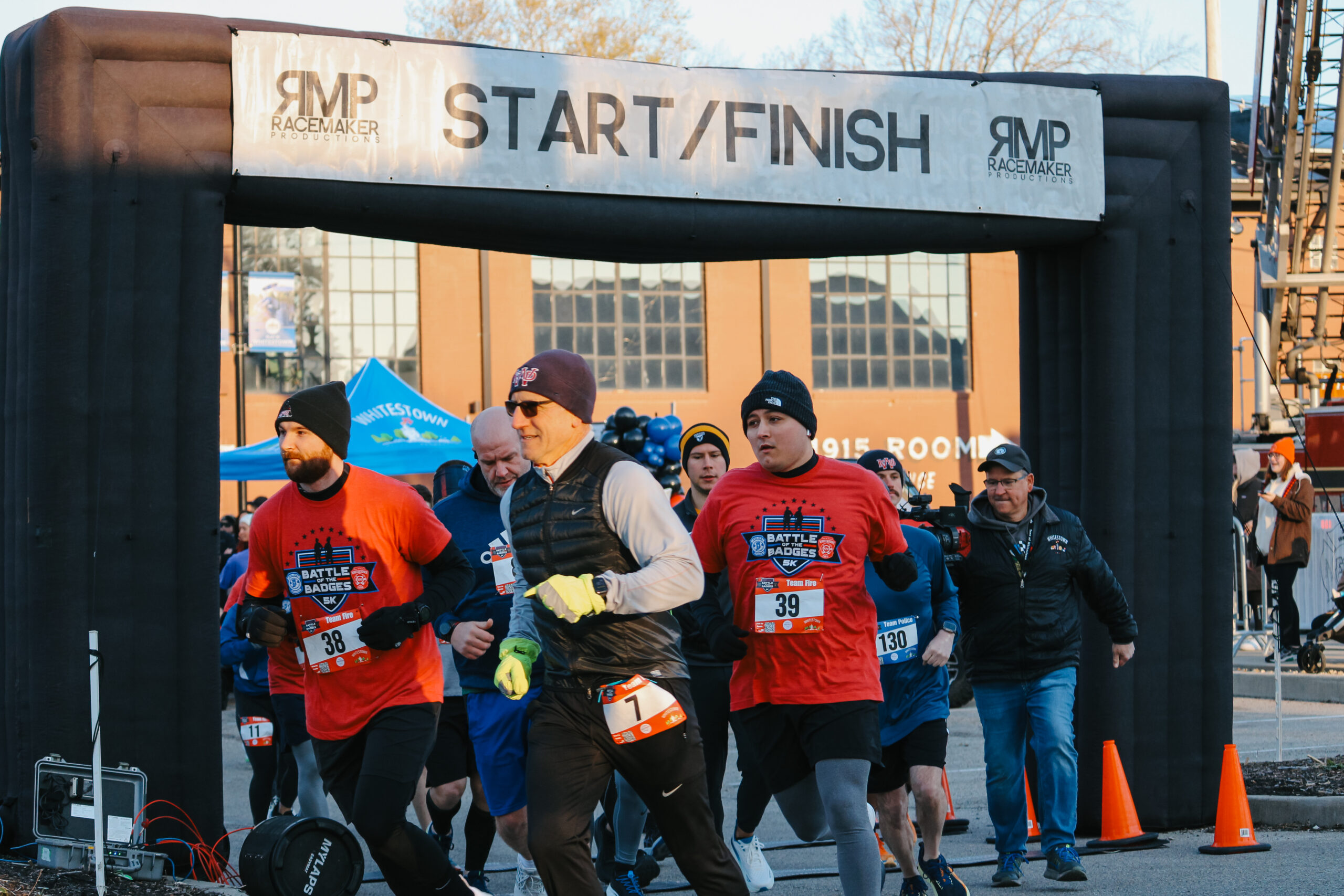 Battle of Badges Start / Finish line